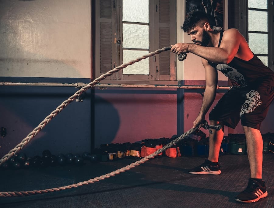 Zone 3 high-intensity metabolic training finish